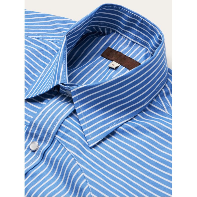 Blue Western Stripe Shirt