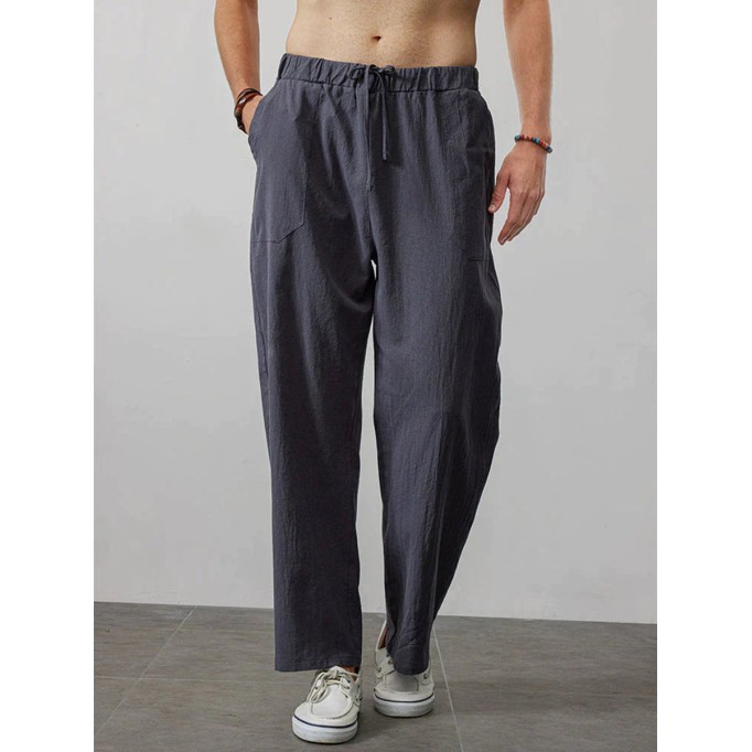 Comfortable Wide-Legged Linen Pants