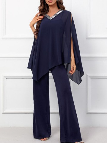 Elegant premium chiffon jumpsuit for women