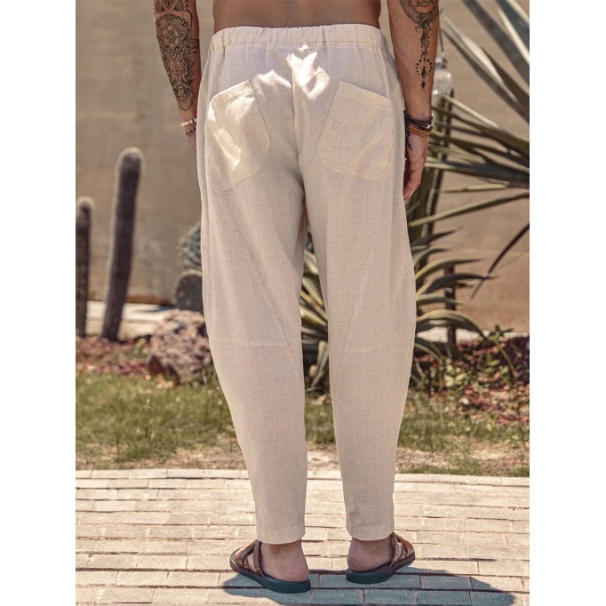 Linen Beach Pants - High Quality Fabric
