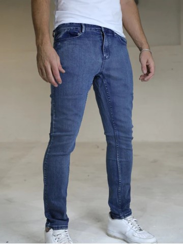 Men's casual blue pants
