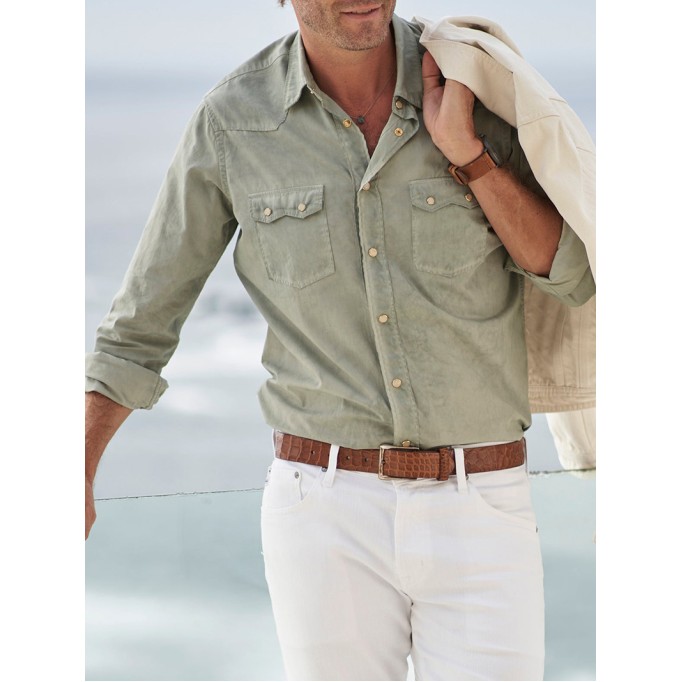Men's Casual Outdoor Long Sleeve Shirts