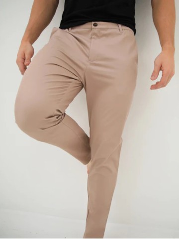 Stretch Twist Men's Khaki Pants