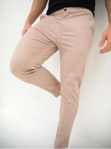 Stretch Twist Men's Khaki Pants